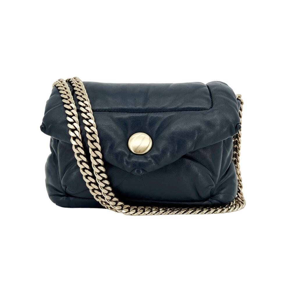 Proenza Schouler Black Crossbody Bag with Gold Chain